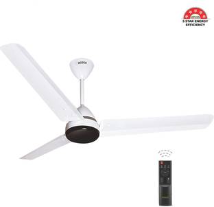 oceco ECOS WHITE with 2 Year Warranty BLDC Motor with Remote 1200 mm Ceiling Fan