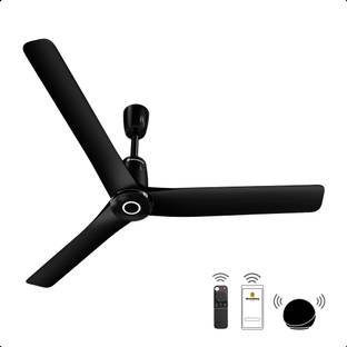 Atomberg Aris Contour Smart|Voice Control|Best Air Flow|Silent|Award Winning D�cor Design with 3 Year Warranty BLDC Motor with Remote 1200 mm Ceiling Fan