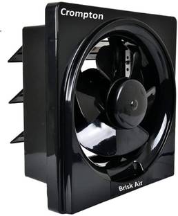 Crompton Brisk Air Super Silent Automatic Shutters High Speed 100% Copper 1 with 24 Months Warranty Silent Operation 200 mm Exhaust Fan