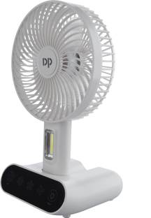 Dp 7624 (RECHARGEABLE TABLE FAN) 3000mAh Battery, Double-mode Power Supply USB Fan