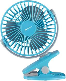 BAJAJ PYGMY FAN BLUE 110 mm 3 Blade Table Fan (Blue, Pack of 1) with 12 Months Warranty Ultra High Spe...