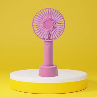 Clairbell Summer Fan (Portable Hand Fan) with Rechargeable For Home/Office/TravelI181 with 1 Year Warr...