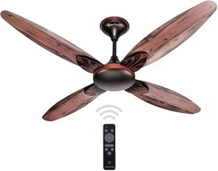ACTIVA LOTUS SMOKE WOOD with 5 Year Warranty BLDC Motor with Remote 1200 mm Ceiling Fan