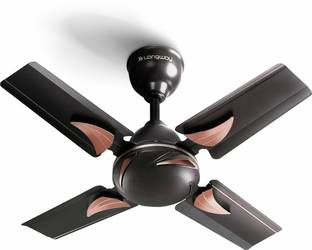 Longway Creta P1 Anti-Dust Decorative Star Rated Ceiling 600 mm 4 Blade Ceiling Fan