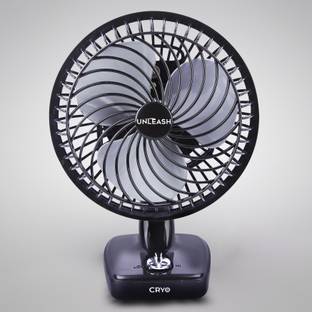 unleash CRYO 230 MM HIGH SPEED 9 INCH TABLE FAN FOR HOME 230 mm 3 Blade Table Fan