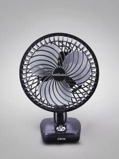 unleash CRYO | 230 MM | HIGH SPEED | 9 INCH | TABLE FAN | FOR HOME with 1 Year Warranty Energy Saving ...