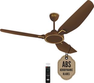 KUHL Brise Plus E3 65% Power Saving BLDC with 5 Year Warranty BLDC Motor with Remote 1320 mm Ceiling F...