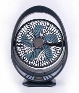 FANOX USB Table Fans Folding Rechargeable Fan LED Light And Multifunction USB Charging 3 Blade Table F...