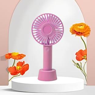 Clairbell Summer Fan (Portable Hand Fan) with Rechargeable For Home/Office/TravelI13 with 1 Year Warra...