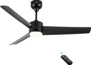 EFF4 Artistic+ 5 Star 1200mm BLDC Motor with Remote & Light (Black) 5 Star 1200 mm 5 Blade Ceiling Fan
