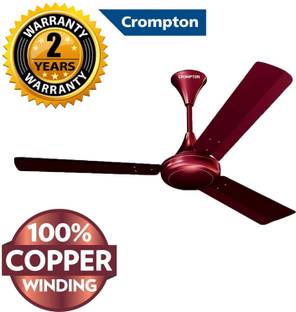 Crompton SUREBREEZE 400 RPM HS Plus Super HIGH SPEED 100% COPPER MOTOR LONGER LI