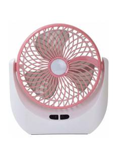 COLDISH High Speed | Rechargeable | Table Fan | LED Light | For Home, Office, Kitchen Ultra High Speed...