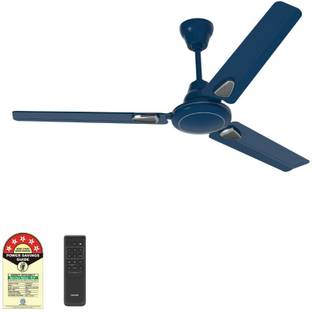 V-Guard Windle Deco BLDC (Admiral Blue) with 24 Months Warranty BLDC Motor with Remote 1200 mm Ceiling...