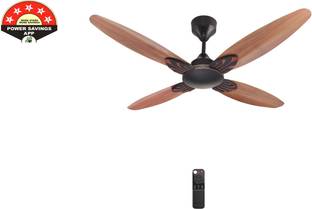 MinMAX SENORITA-WOODEN with 24 Months Warranty BLDC Motor, BLDC Motor with Remote, Energy Saving, Remo...