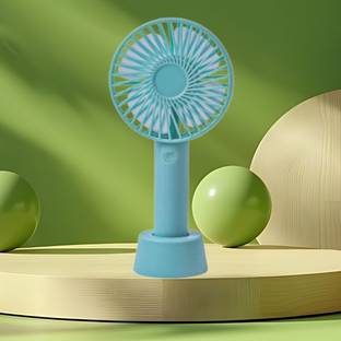 Clairbell Summer Fan (Portable Hand Fan) with Rechargeable For Home/Office/TravelJ332 with 1 Year Warr...