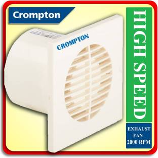 Crompton Axial Air Super Silent High Performance 100% COPPER High Speed3 5 Star 150 mm Silent Operatio...