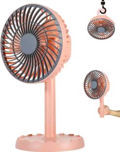 king shine CF-401 PNK D8 with 1 Year Warranty Ultra High Speed 60 mm Table Fan