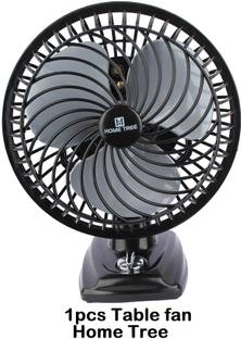 Home Tree Table fan 3 Speeds Portable Powerful Table Fan, Personal Cooling fan 1pcs 225 mm 3 Blade Tab...
