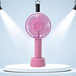 Clairbell Summer Fan (Portable Hand Fan) with Rechargeable For Home/Office/TravelI388 with 1 Year Warr...