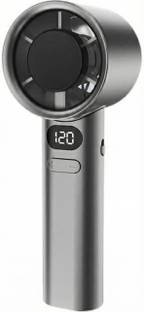 FITRIC Mini Handheld Cooling Fan USB Rechargeable Silent Turbo Air Cooler BLDC Motor 60 mm Table Fan