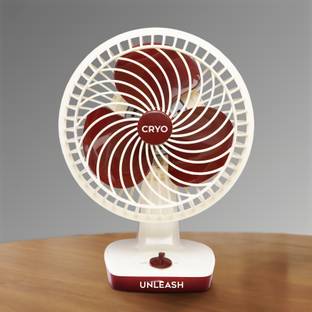 unleash Cryo 9 Inch High Speed Fan Table Fan For Home And Office with 1 Year Warranty Energy Saving 23...