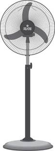 Polycab TOOFAN FARRATA BLACK with 1 Year Warranty Silent Operation 400 mm Pedestal Fan