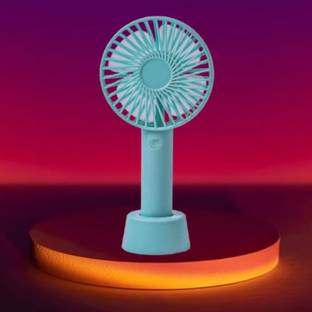 Clairbell Summer Fan (Portable Hand Fan) with Rechargeable For Home/Office/TravelI151 with 1 Year Warr...