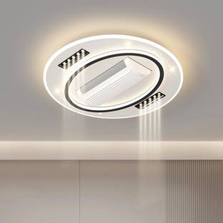 amiciSmart Luxury Bladeless Ceiling Fan with Integrated LED Lighting Remote Control with 1 Year Warran...