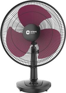 Orient Electric Table 77 |100% Copper Motor|Superior Air Delivery |3 Speed| Military Grade Guard with ...