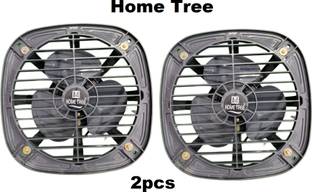 Home Tree 2pcs Exhaust Fan(GREY) with 12 Months Warranty Energy Saving 250 mm Exhaust Fan