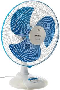 USHA Maxx Air 400mm TF(Blue) with 1 Year Warranty 1280 mm Table Fan