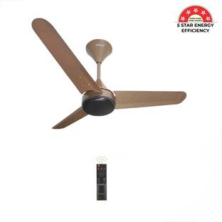 oceco Fansio Brown Metallic 36" (900 MM) with 3 Year Warranty BLDC Motor with Remote 900 mm Ceiling Fa...