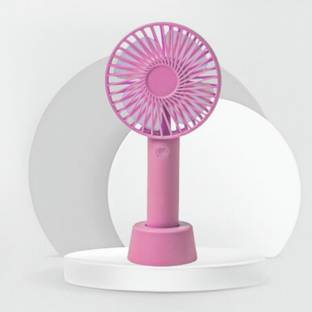 Clairbell Summer Fan (Portable Hand Fan) with Rechargeable For Home/Office/TravelJ227 with 1 Year Warr...