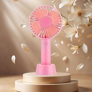 Clairbell Summer Fan (Portable Hand Fan) with Rechargeable For Home/Office/TravelK294 with 1 Year Warr...