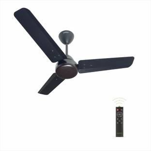 oceco Ecos Matt Black 36 with 2 Year Warranty BLDC Motor with Remote 900 mm Ceiling Fan