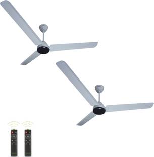 oceco Ecos Euro Grey Combo 56 with 1 Year Warranty 1400 mm Ceiling Fan