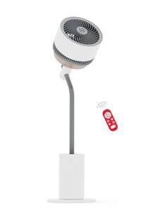 Nuuk HALO v2 - 3D Air Circulation Fan with Mood Light with 2 Year Warranty Remote Controlled, Silent O...