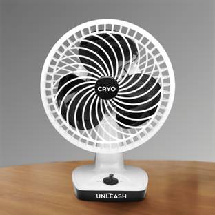 unleash Cryo 9 inch High Speed Fan Table Fan 230mm For Home And Office 230 mm 3 Blade Table Fan