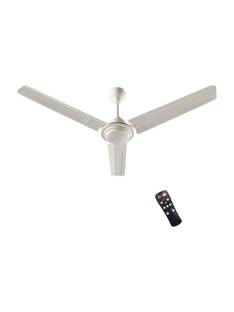 LUKER JVLuker USA Nano XL 1200mm BLDC Ceiling Fans with Remote, Ivory with 3 Year Warranty BLDC Motor ...