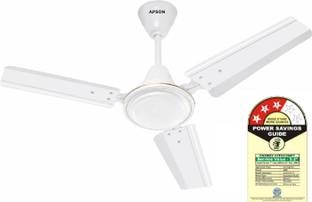 Add to Compareapson AP-900-IK/WH with 2 Year Warranty Anti Dust, Anti Rust, Energy Saving, High Air Delivery, Silent...Blade Sweep: 900 mmDesign: EconomyAnti Dust, Anti Rust, Energy Saving, High Air D