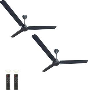 oceco Ecos Matt Black Combo 56 with 1 Year Warranty 1400 mm Ceiling Fan