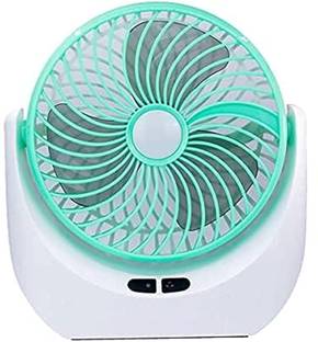 JALIYA USB Rechargeable Portable Fan with LED Lighte with 1 Year Warranty Ultra High Speed 1400 mm Tab...