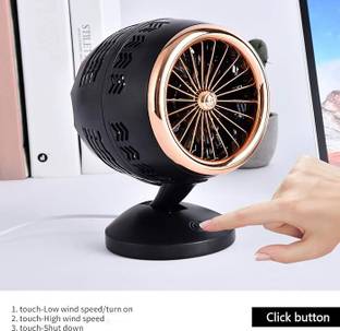 Sampri Table Fan You Can Also use Directly Fan Power Bank[ DC] Desk Fan 4000mAh USB- Table Fan You Can Also use Directly Fan Power Bank[ DC] Desk Fan 4000mAh USB- Laptop Accessory, Rechargeable Fan, USB Air Cooler, USB Air Freshener, USB Air Purifier