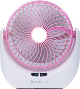 Lalson's High-Speed 4000mAh Rechargeable Table Fan with LED Light, Portable Fan, USB Fan, USB Battery Powered Quiet Personal Fan, 3-Speed For Home, Office, Kitchen USB Fan