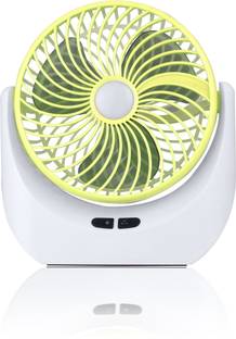 Terviiix High Speed Rechargeable Table Fan with LED Light, For Kitchen, Office, Home 5 Star 1400 mm 3 ...