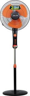 iBELL ZEPHYR03ORANGE with 2 Year Warranty Energy Saving 400 mm Pedestal Fan