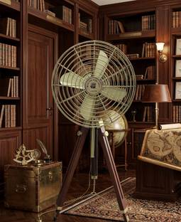 Antiquehut 2026 with 1 Months Warranty BLDC Motor, High Air Delivery 250 mm Pedestal Fan