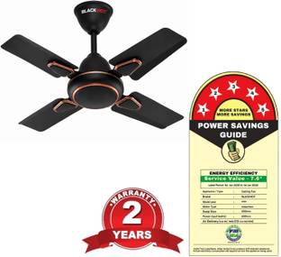 Black Hot Magna with 2 Year Warranty 600 mm Ceiling Fan