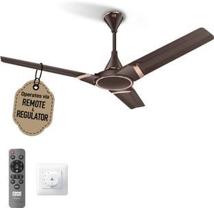 KUHL Prima A3 Duo Power Saving BLDC Ceiling Fan |29W| Remote & Regulator Operated BLDC Motor with Remo...