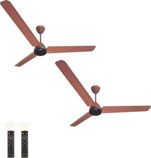 oceco Ecos Brown Combo 56 with 1 Year Warranty 1400 mm Ceiling Fan